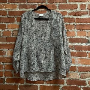 Pins & needles leopard blouse